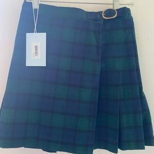NWT Hill House Home plaid skirt